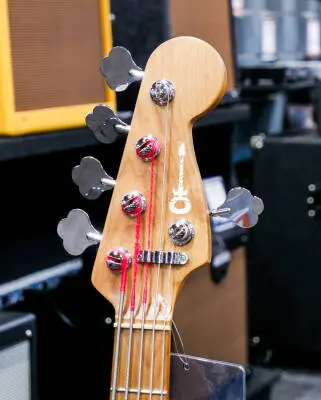 Charvel Guitars - Pro-Mod San Dimas Bass PJ V, Caramelized Maple Fingerboard - Metallic Black 2